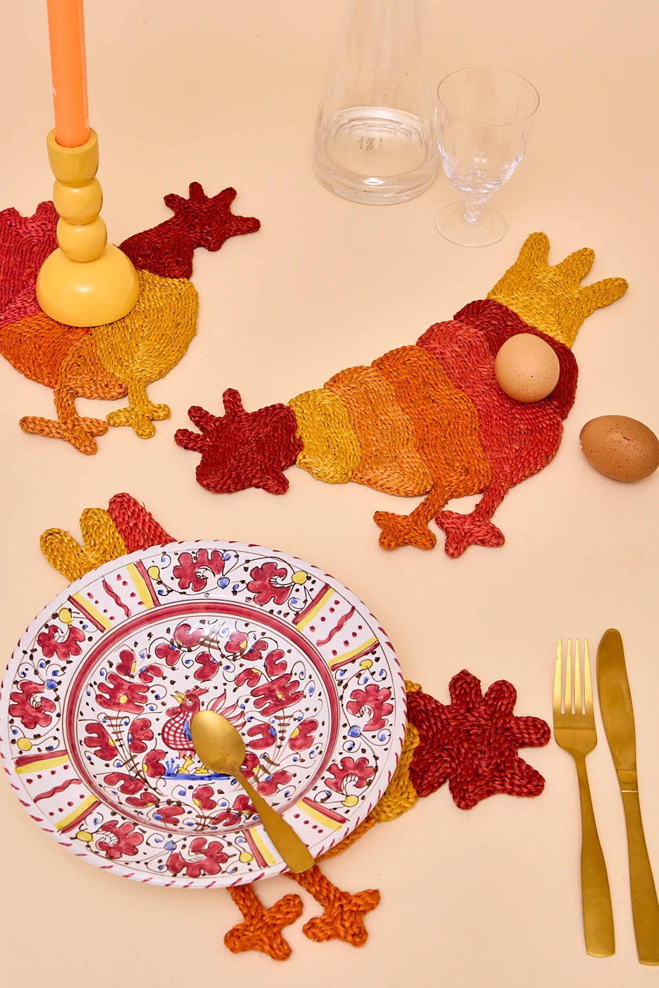 Easter Chicken Placemat Set of 3 - Image 4