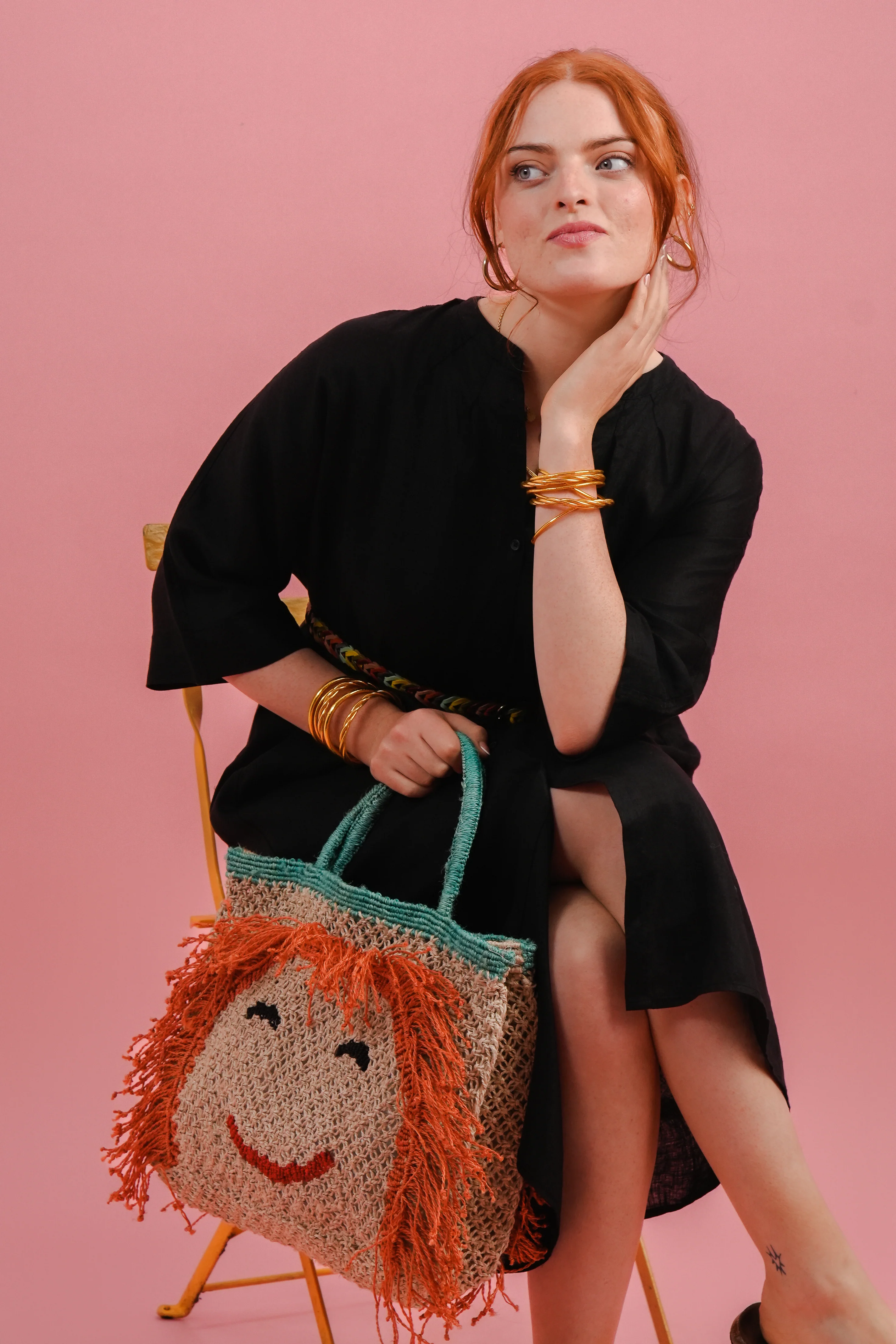 Leaalf Long Black Dress - Image 4