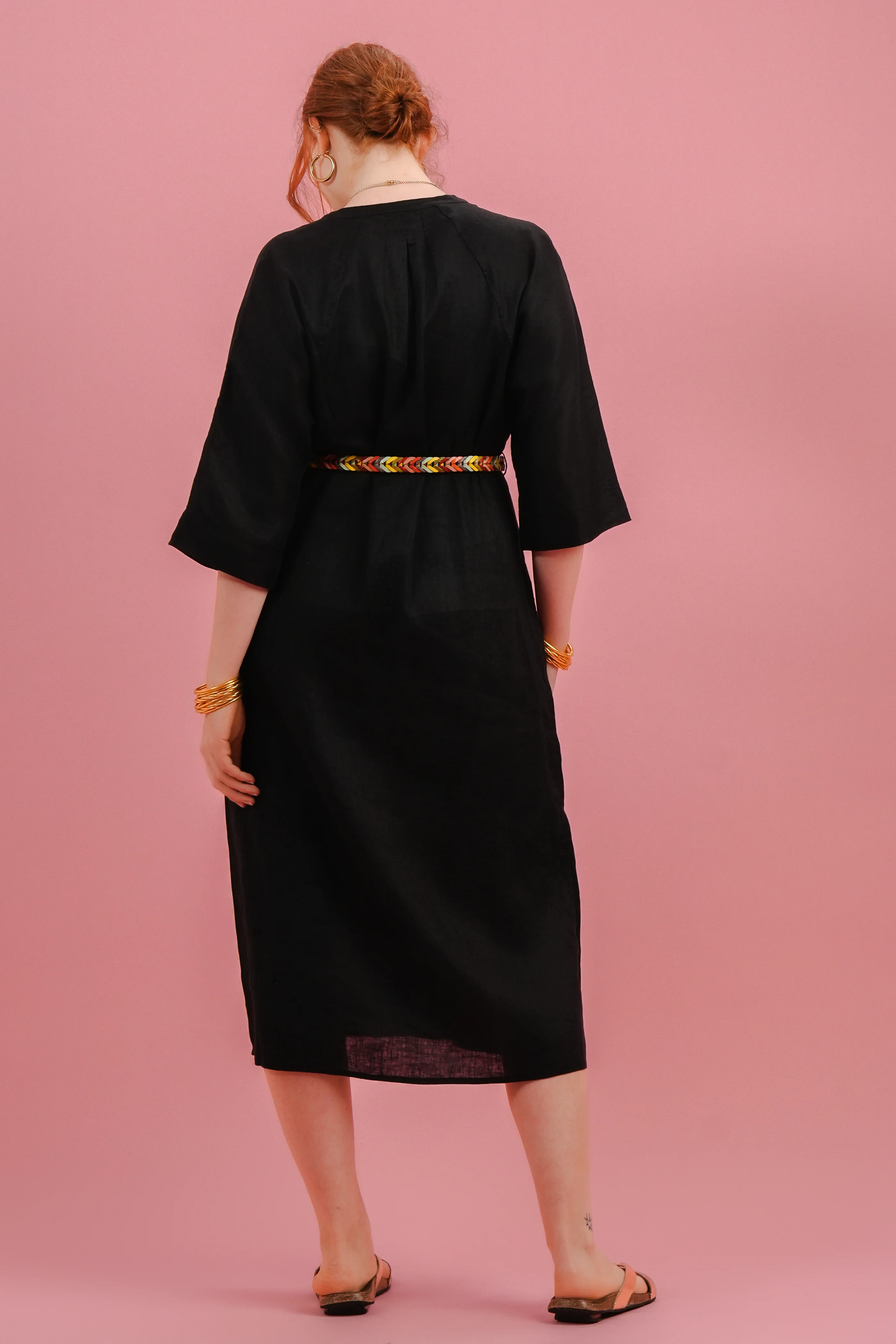 Leaalf Long Black Dress - Image 5