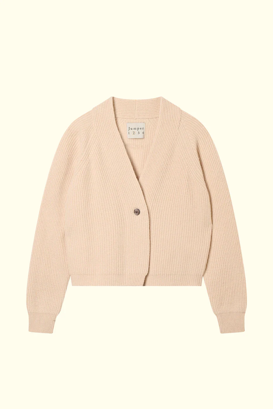 Macaroon Ribbed Cardigan - Image 3