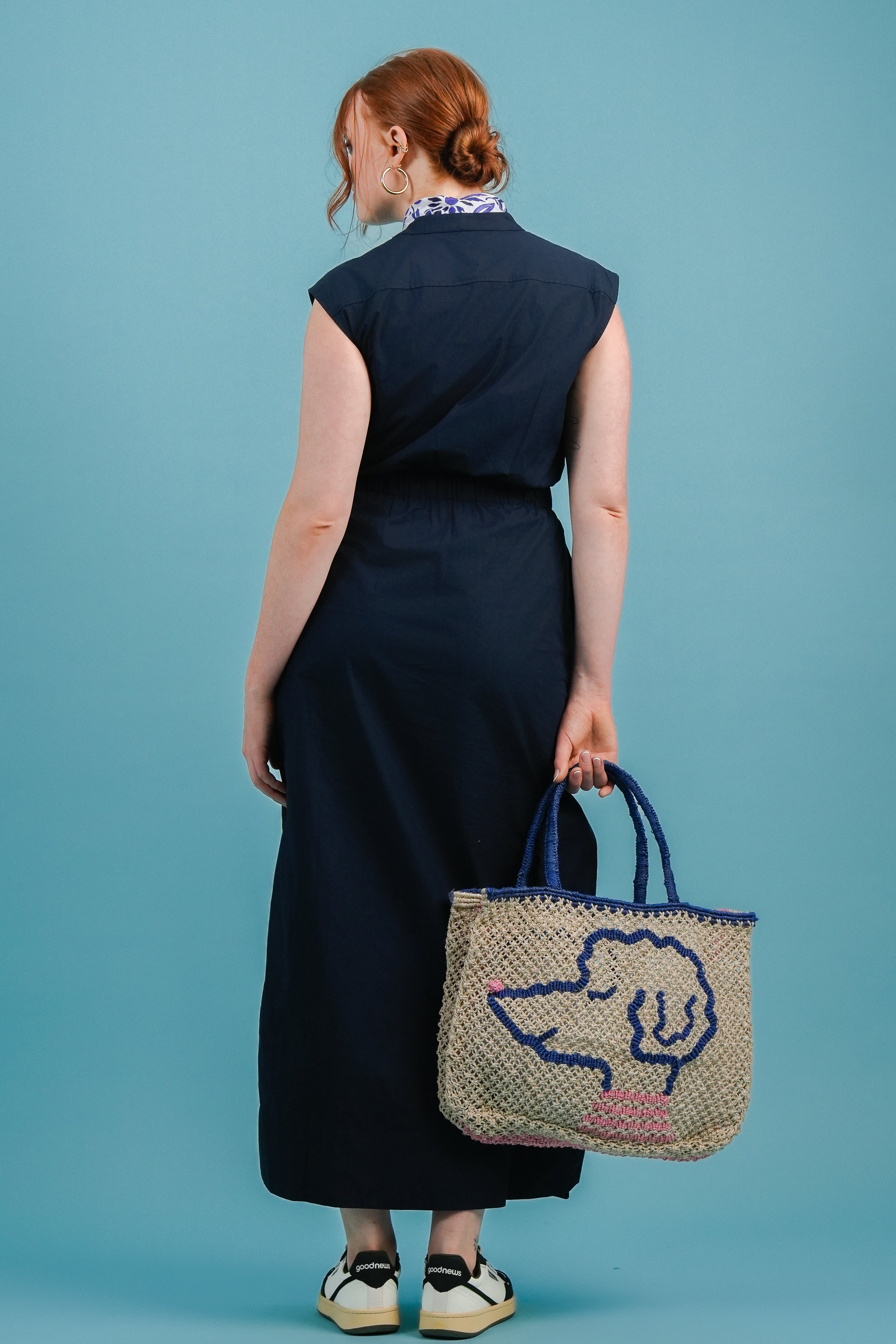 Mikaalf Navy Dress - Image 3