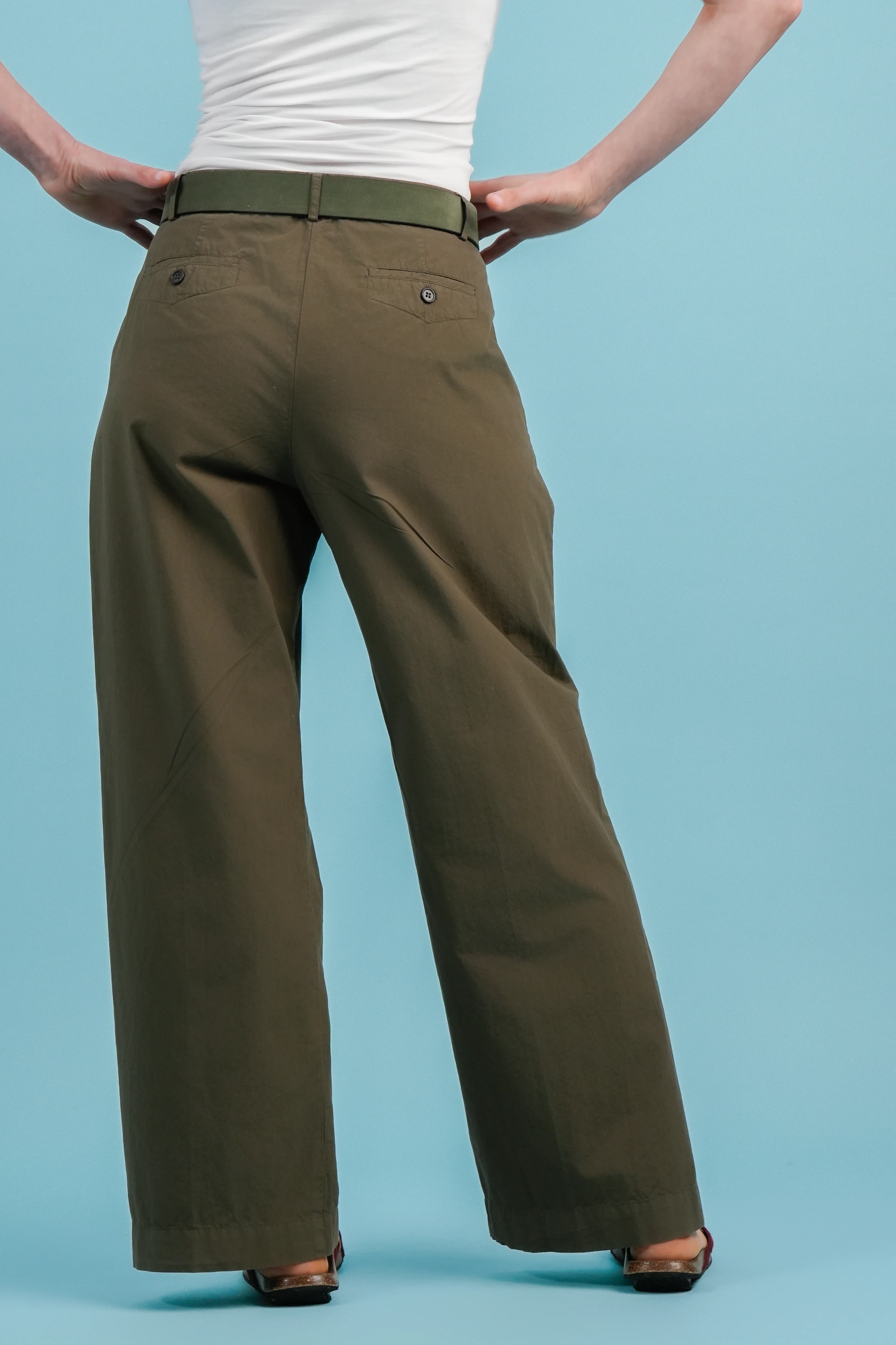 Periple Olive Trousers - Image 3