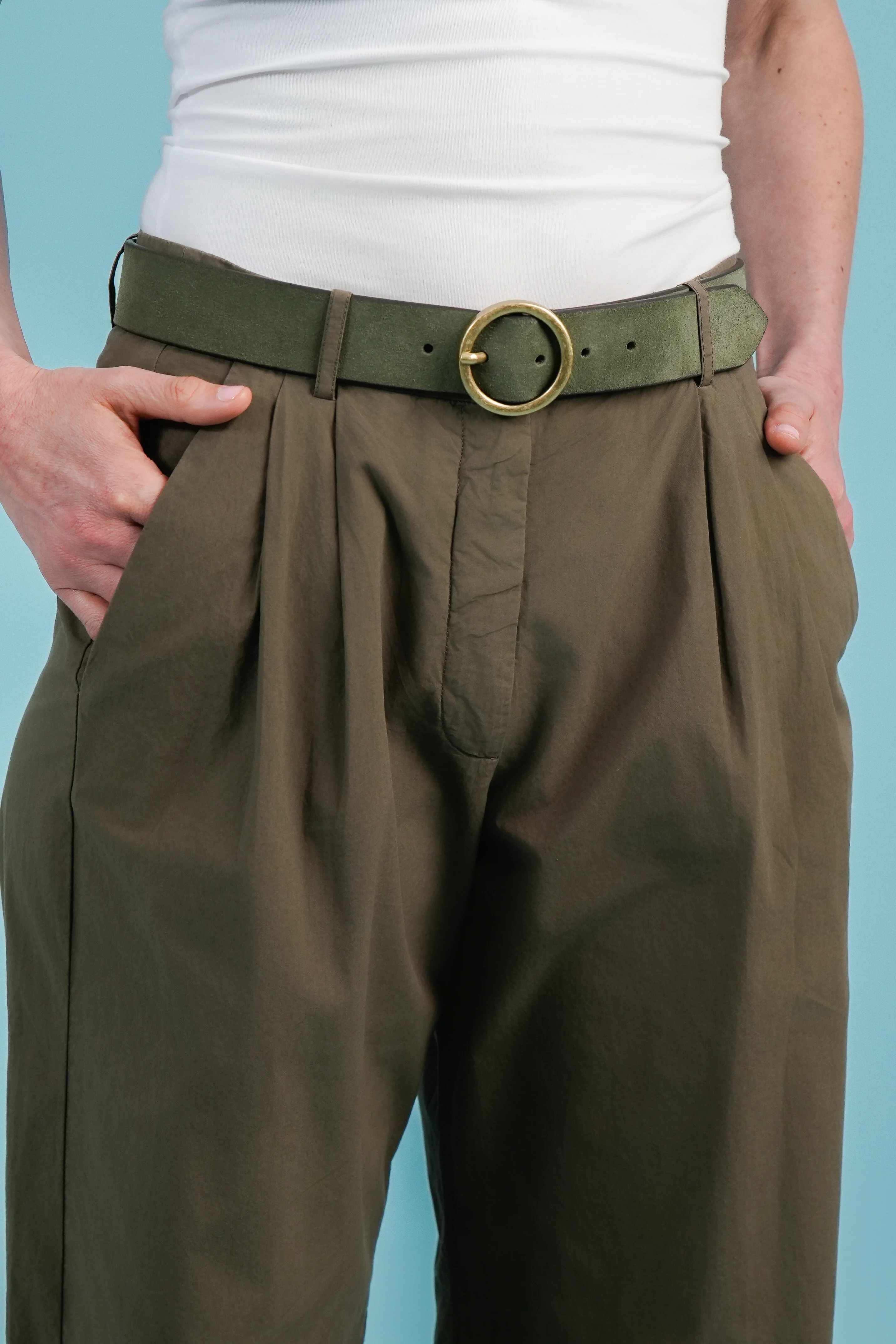 Periple Olive Trousers - Image 4