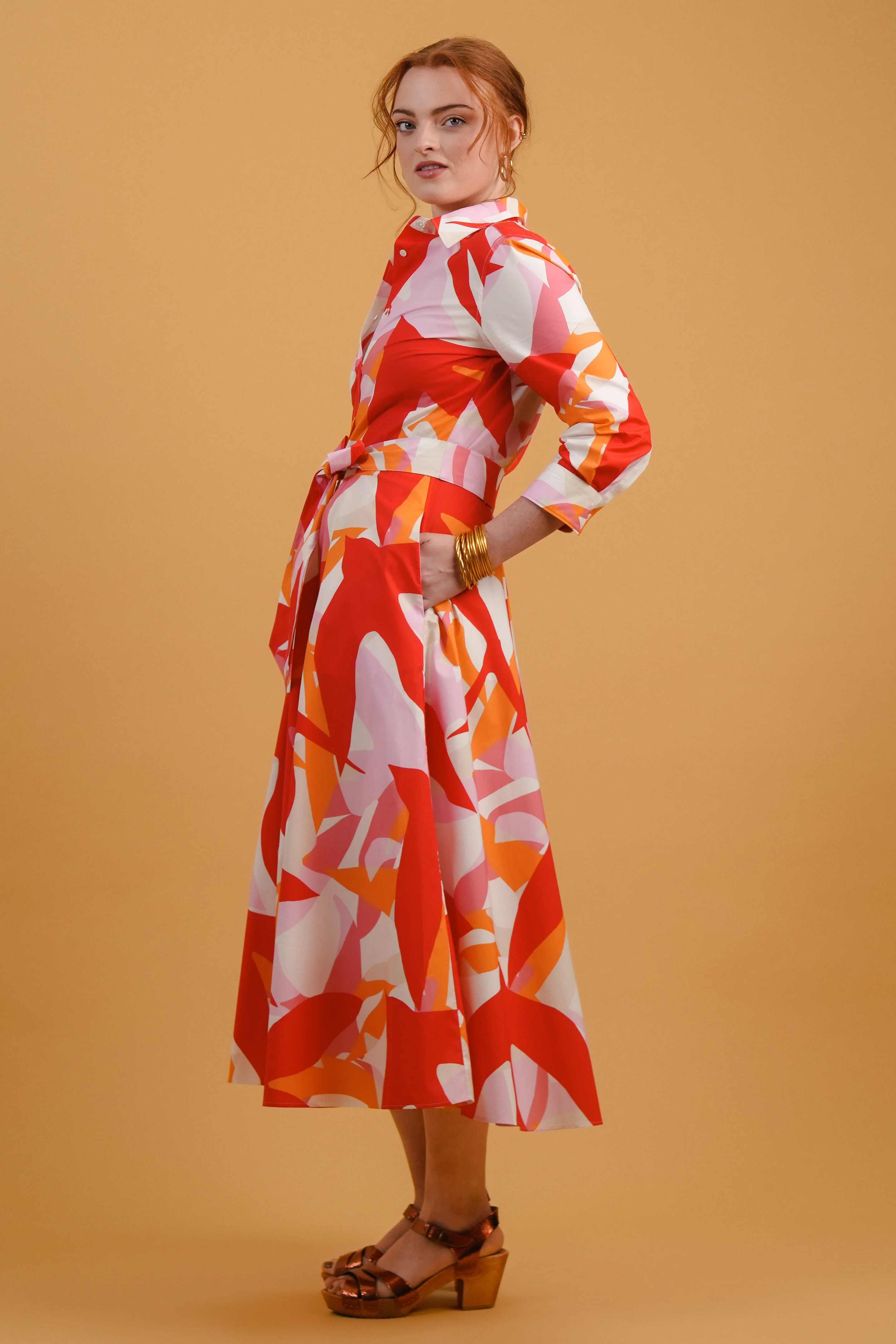 Red Doves Davida Dress - Image 4